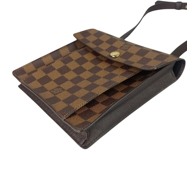 Louis Vuitton Shoulder Bag Pimlico Ebene Damier Gold — view 3