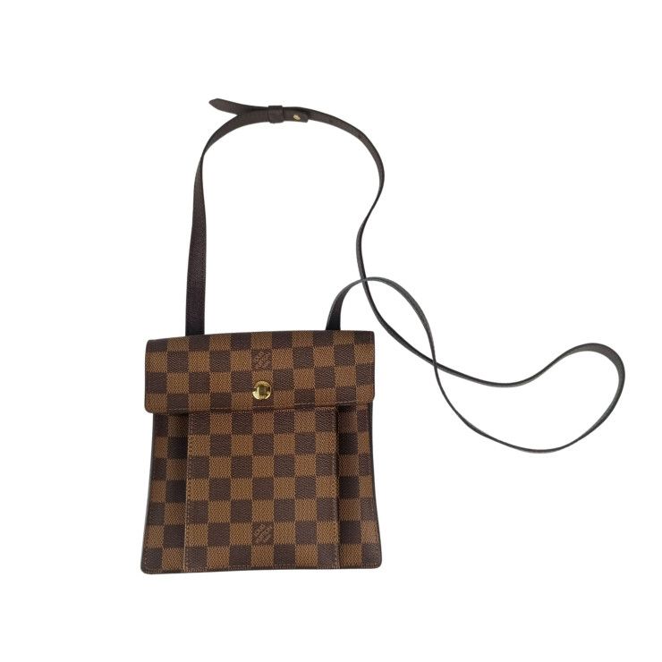 Louis Vuitton Shoulder Bag Pimlico Ebene Damier Gold — view 2