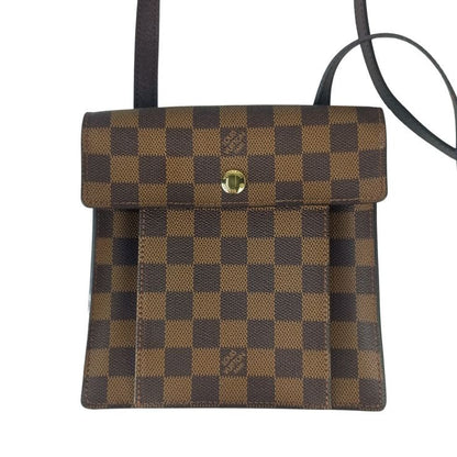 Louis Vuitton Shoulder Bag Pimlico Ebene Damier Gold