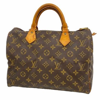 Louis Vuitton Handbag Monogram Speedy 30 Brown