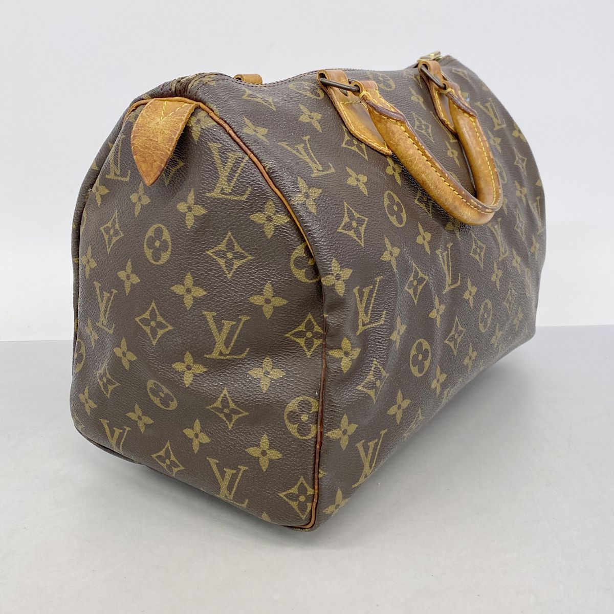 Louis Vuitton Handbag Monogram Speedy 30 Brown — view 2