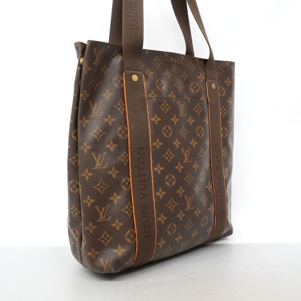 Louis Vuitton Tote Monogram Cabas Beaubourg Brown — view 2