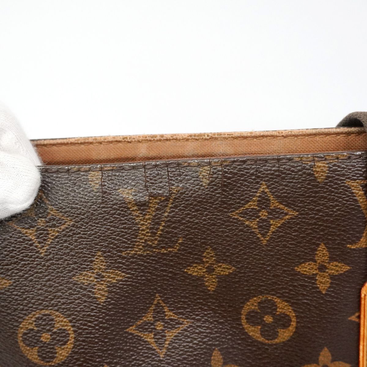 Louis Vuitton Tote Monogram Cabas Beaubourg Brown — view 7