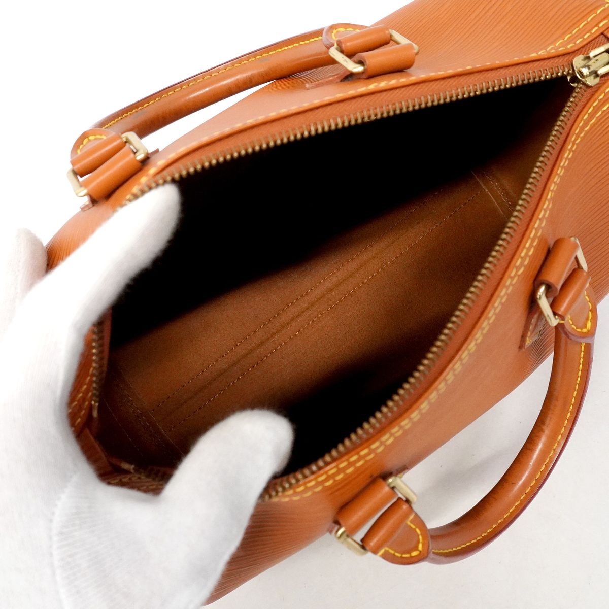 Louis Vuitton Handbag Epi Speedy 25 Cipango Gold — view 4