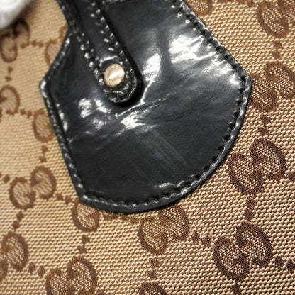 Gucci Tote GG Canvas Brown Gold — view 8