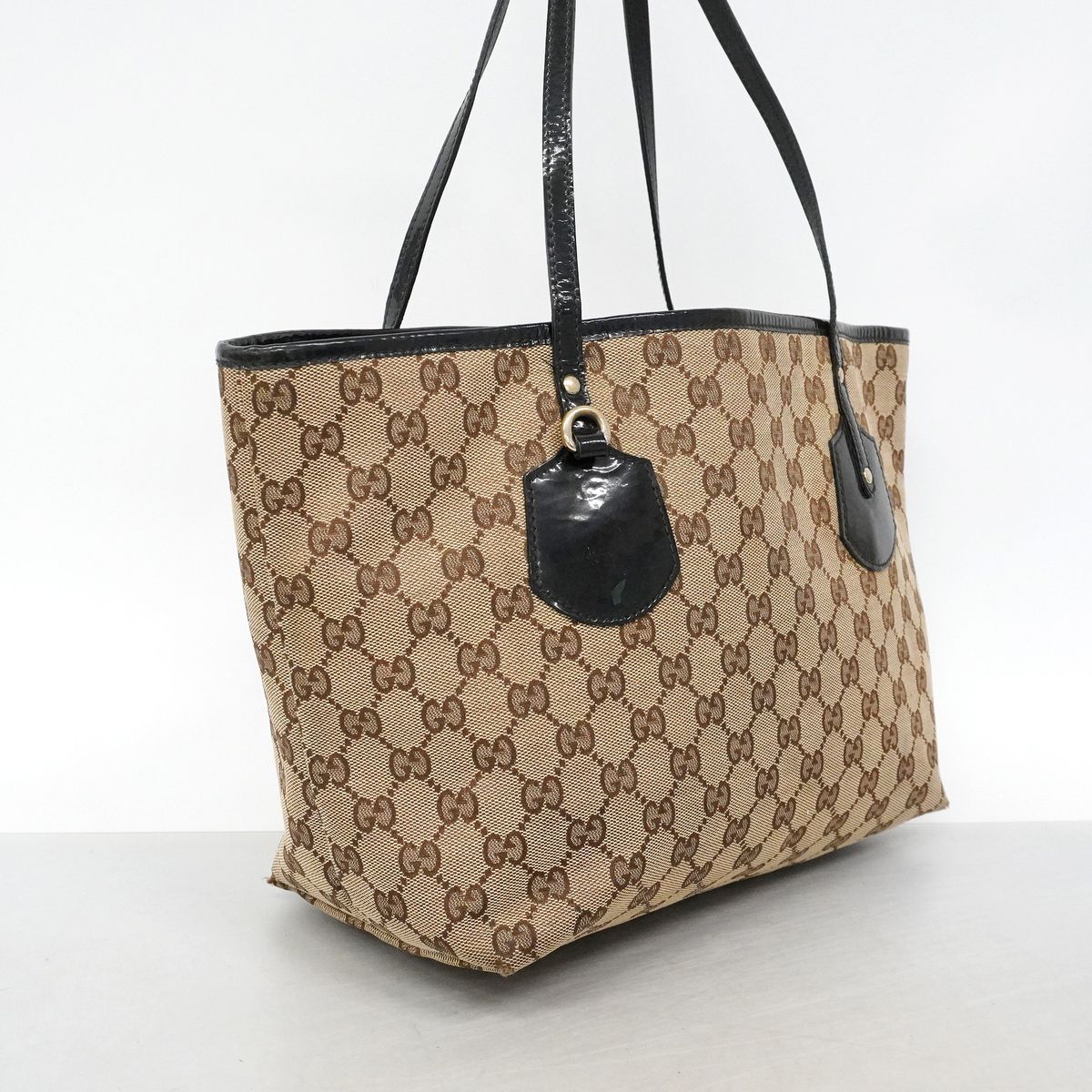 Gucci Tote GG Canvas Brown Gold — view 2