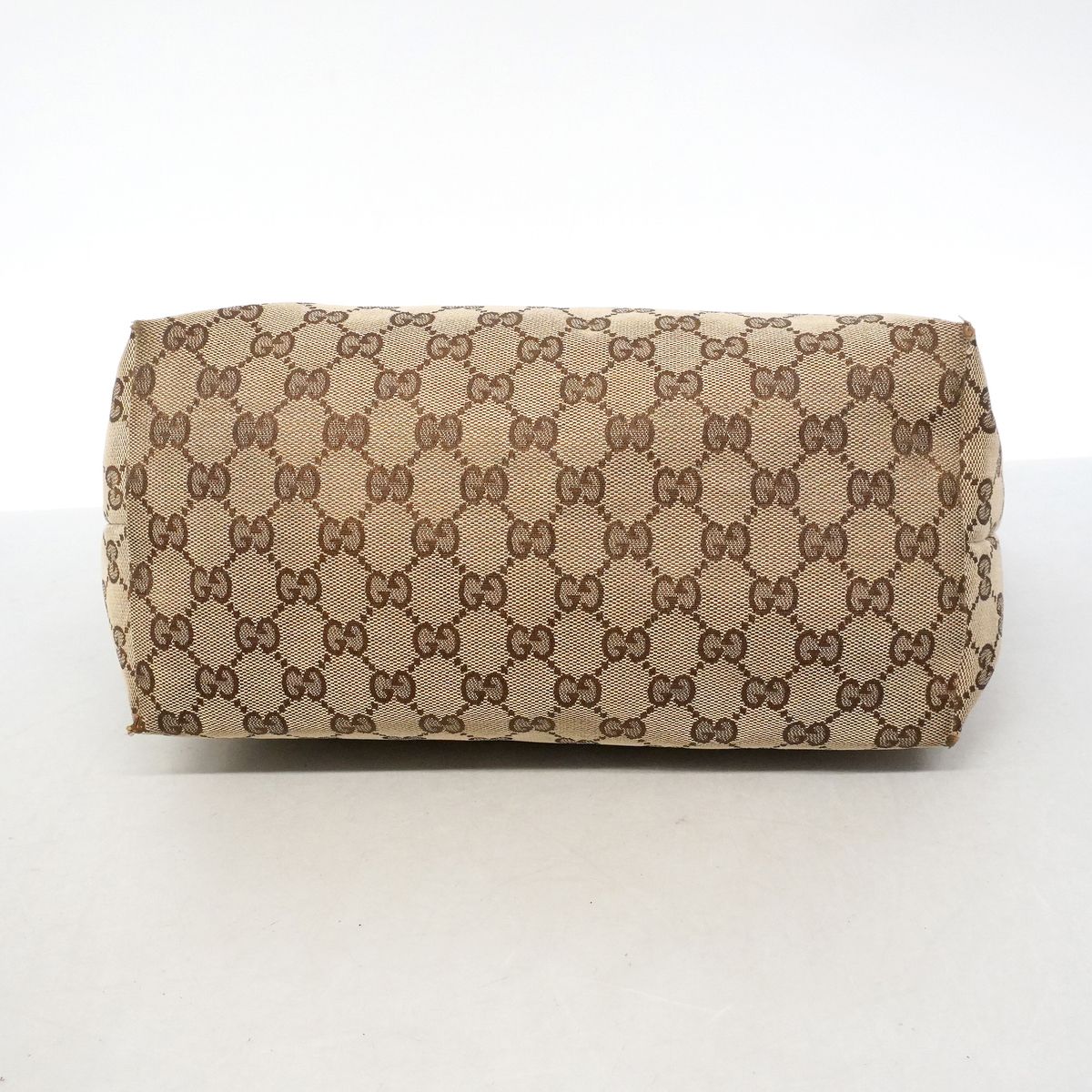 Gucci Tote GG Canvas Brown Gold — view 3