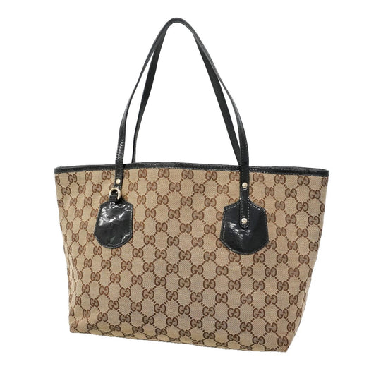 Gucci Tote GG Canvas Brown Gold