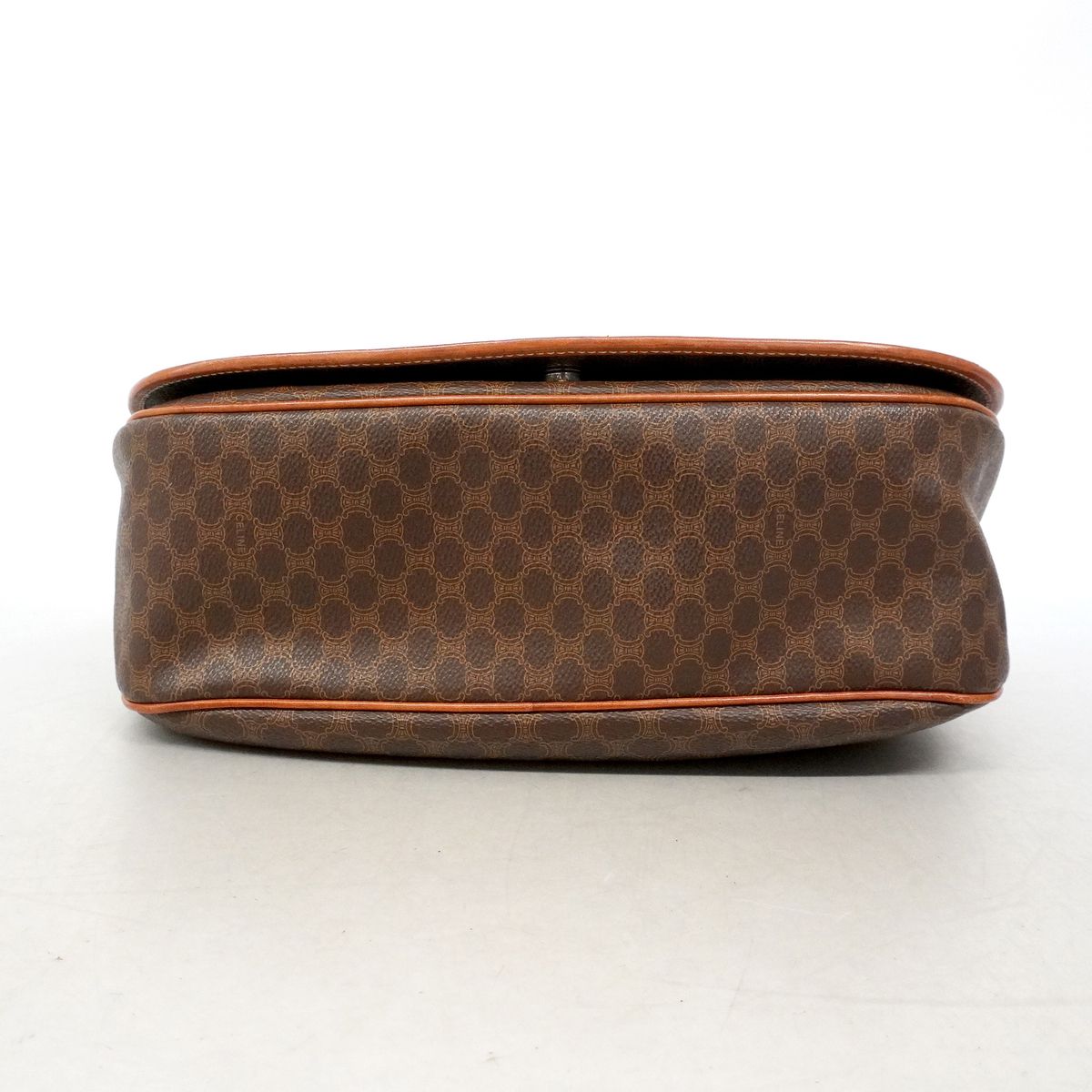 Celine Shoulder Bag Macadam Brown Gold — view 3