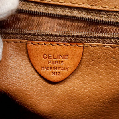 Celine Shoulder Bag Macadam Brown Gold — view 5