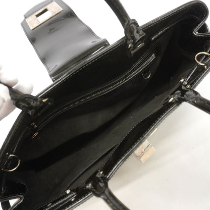 Louis Vuitton Handbag Epi Mirabeau GM Noir Electric — view 4