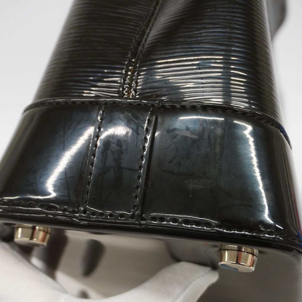 Louis Vuitton Handbag Epi Mirabeau GM Noir Electric — view 7