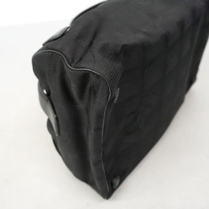 Chanel Vanity Bag New Travel Nylon Black Silver — view 8