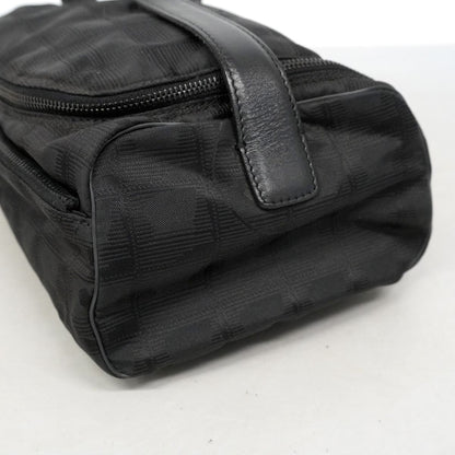 Chanel Vanity Bag New Travel Nylon Black Silver — view 7