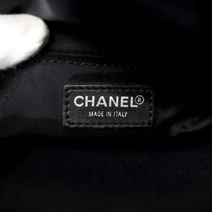 Chanel Vanity Bag New Travel Nylon Black Silver — view 5
