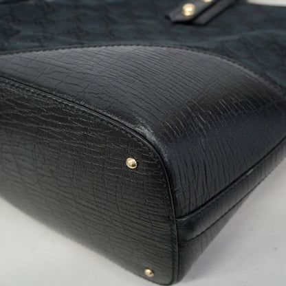 Gucci Tote GG Canvas Horsebit Black Gold — view 6
