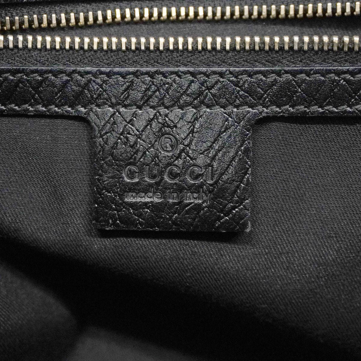 Gucci Tote GG Canvas Horsebit Black Gold — view 5