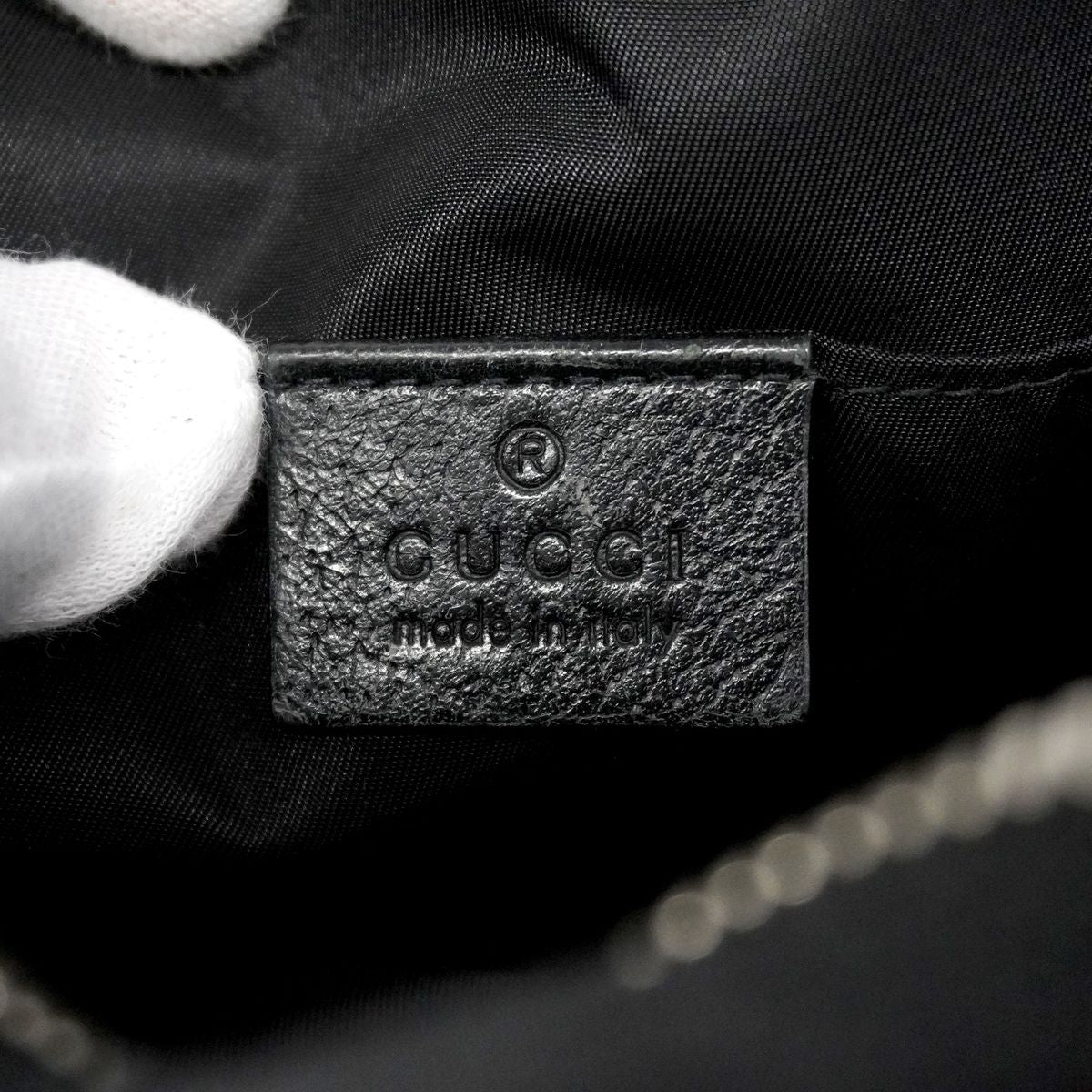 Gucci Handbag Off the Grid Nylon Black Silver 2-Way Bag — view 5