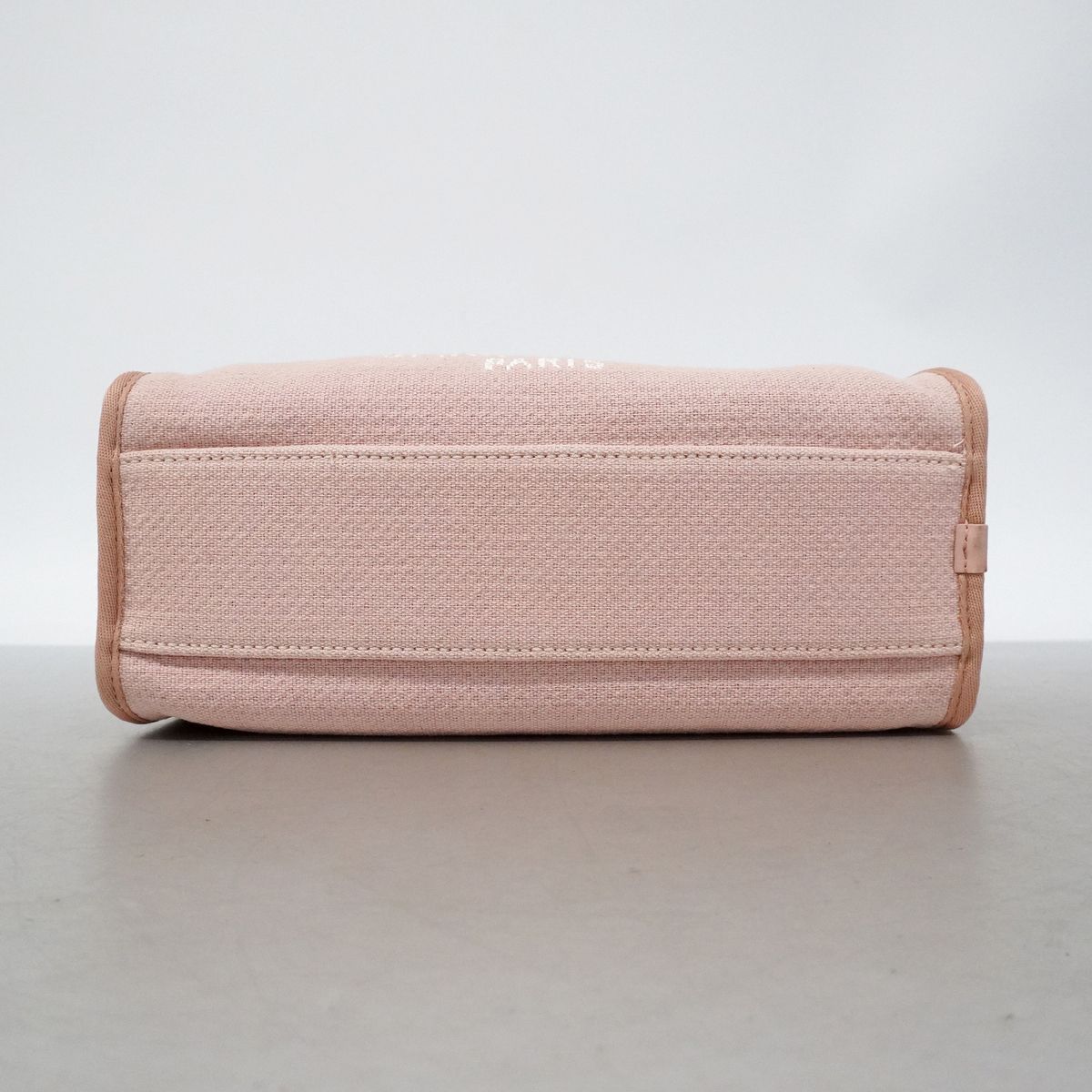Chanel Handbag Deauville Canvas Pink Silver 2-Way Bag — view 3