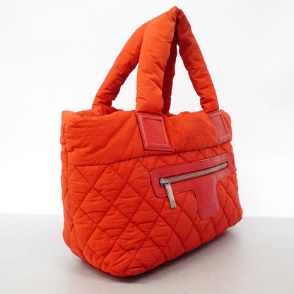Chanel Tote Coco Cocoon Nylon Red Silver — view 2