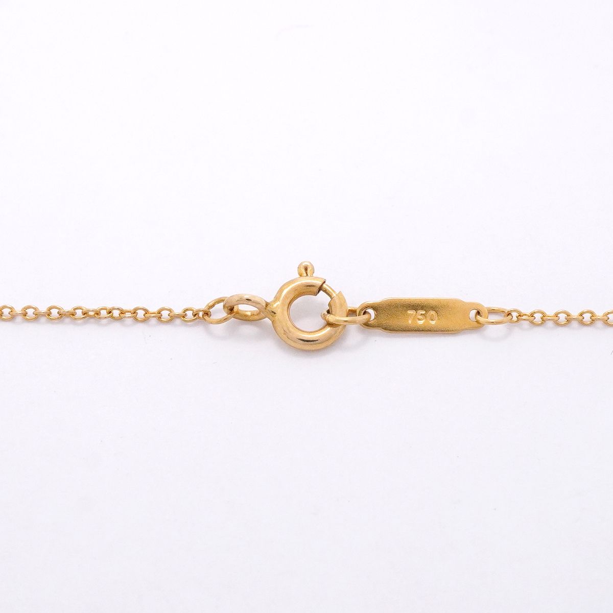 Tiffany & Co Necklace Notes Letter 18k Yellow Gold — view 4