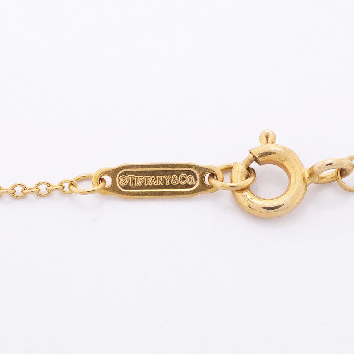 Tiffany & Co Necklace Notes Letter 18k Yellow Gold — view 5