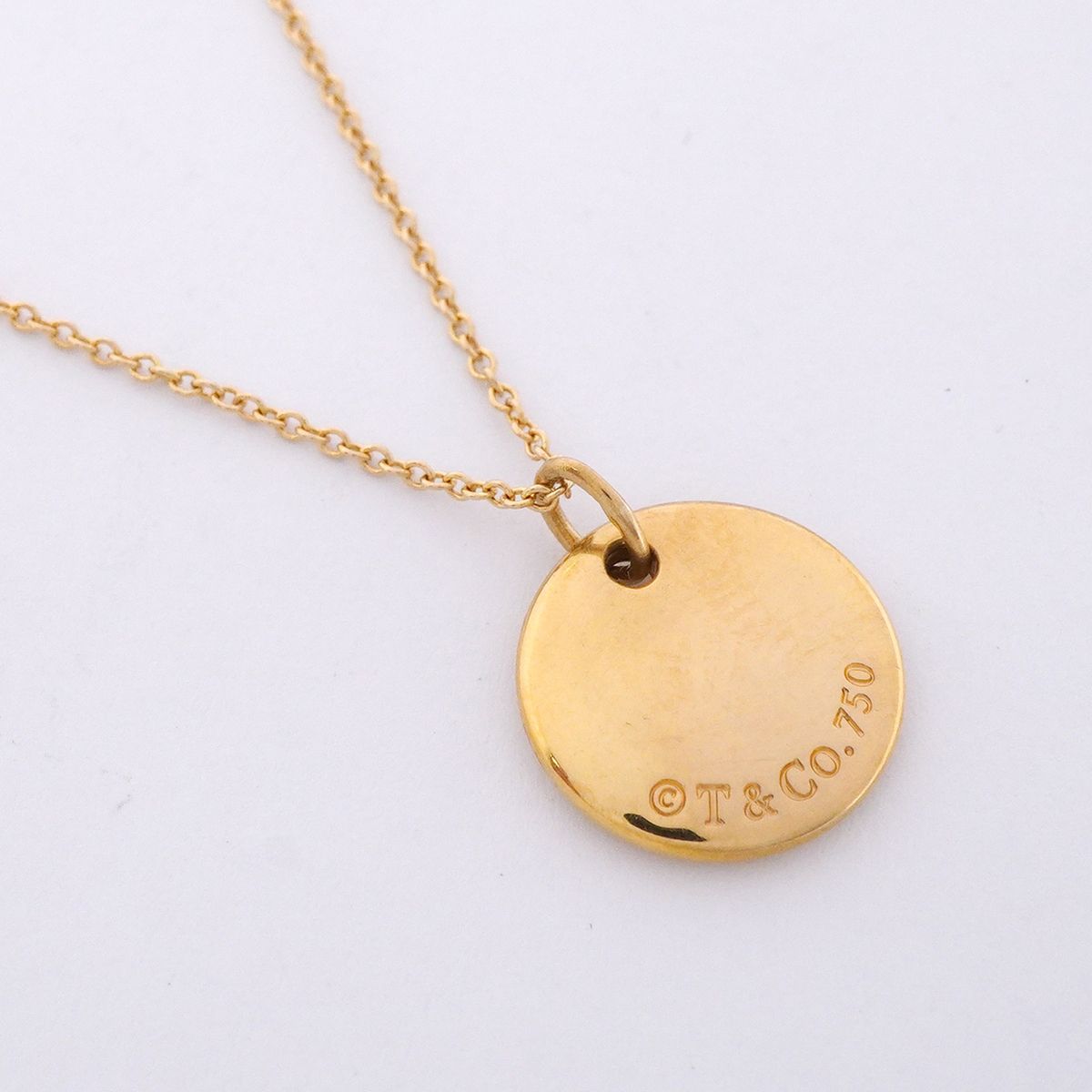 Tiffany & Co Necklace Notes Letter 18k Yellow Gold — view 2