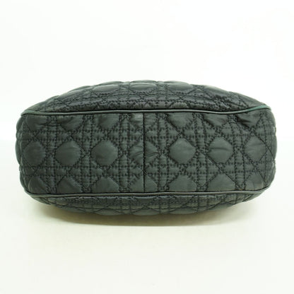 Dior Handbag Cannage Nylon Black Silver — view 3