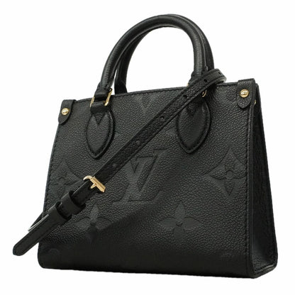 Louis Vuitton Handbag Monogram Empreinte on the Go BB Noir 2-Way Bag