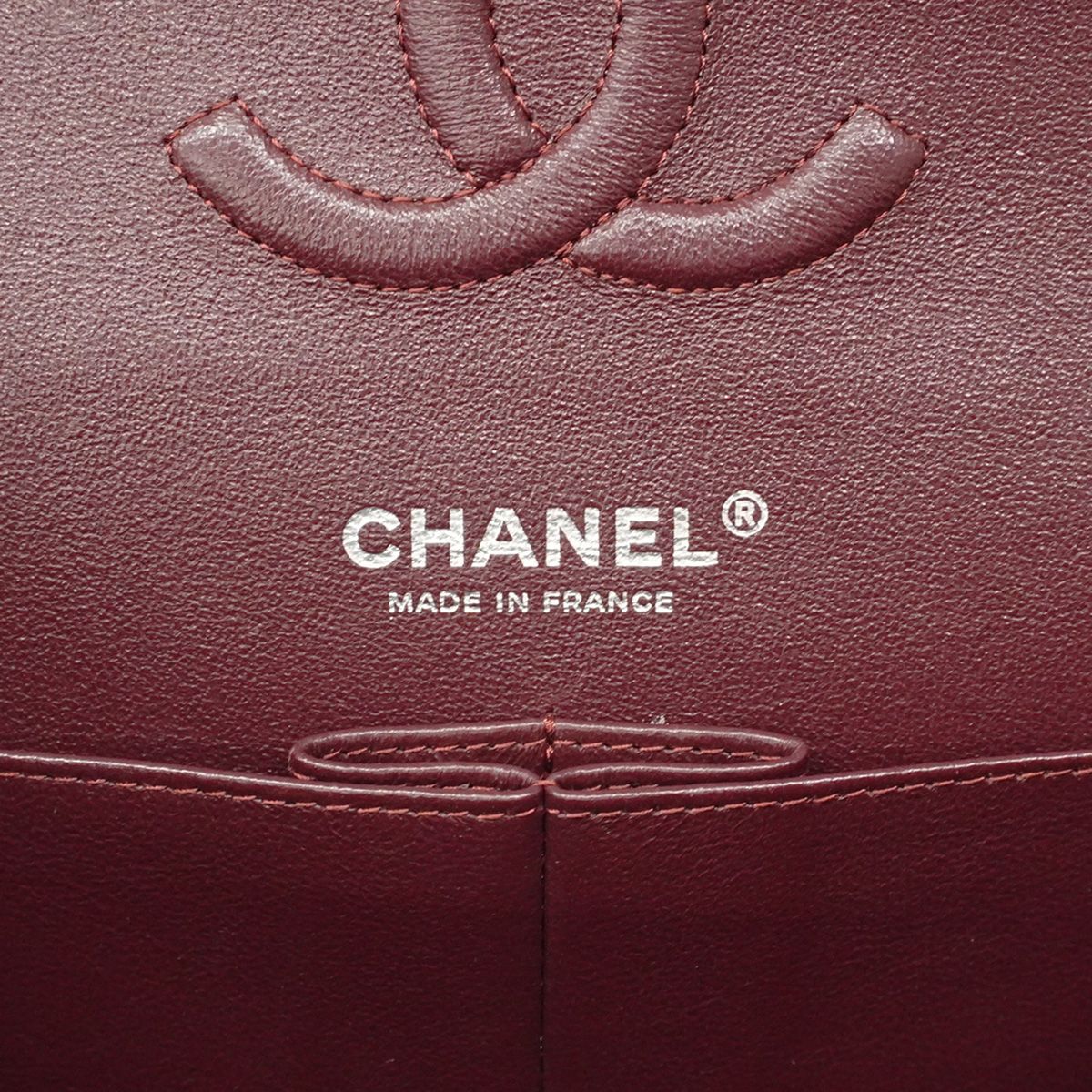 Chanel Shoulder Bag Quilted Caviar Leather Black Silver — view 5