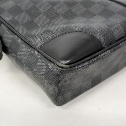Louis Vuitton Business Bag Damier Graphite Porte Documents Voyage Black Gray — view 8
