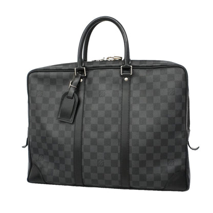 Louis Vuitton Business Bag Damier Graphite Porte Documents Voyage Black Gray