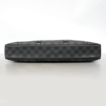 Louis Vuitton Business Bag Damier Graphite Porte Documents Voyage Black Gray — view 3