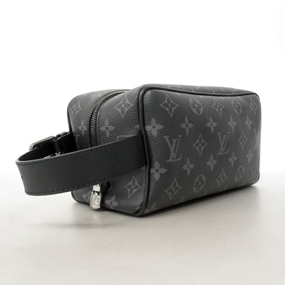 Louis Vuitton Clutch Monogram Eclipse Rocker Dopp Kit Black — view 2