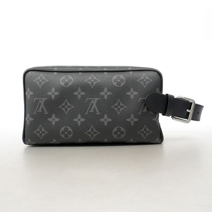 Louis Vuitton Clutch Monogram Eclipse Rocker Dopp Kit Black — view 8