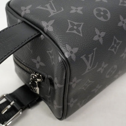 Louis Vuitton Clutch Monogram Eclipse Rocker Dopp Kit Black — view 7