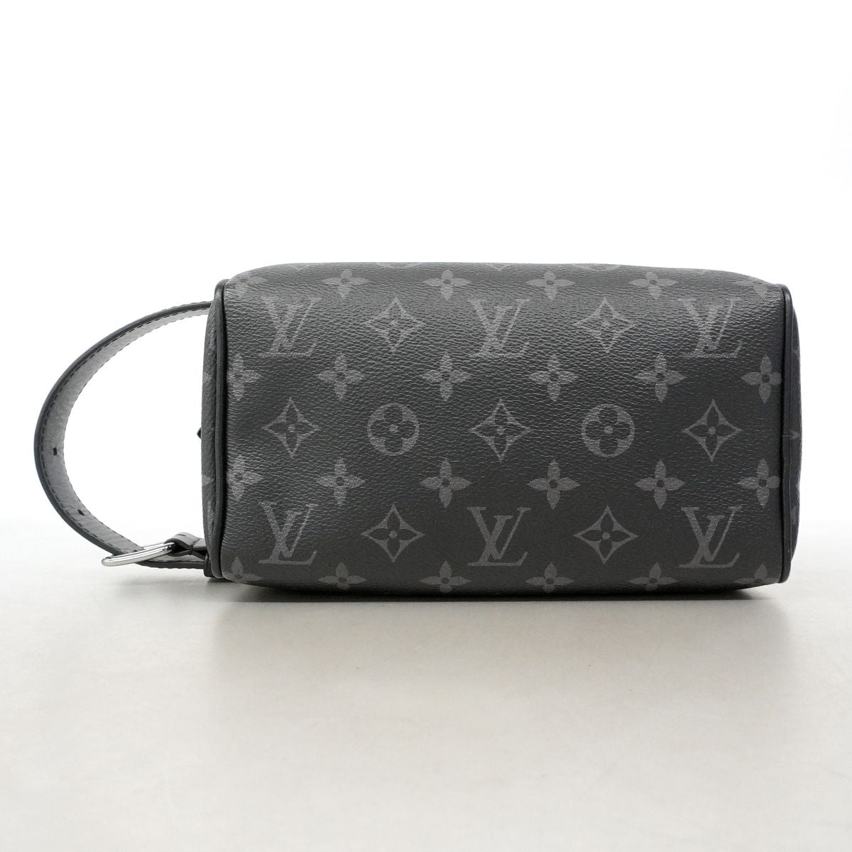 Louis Vuitton Clutch Monogram Eclipse Rocker Dopp Kit Black — view 3