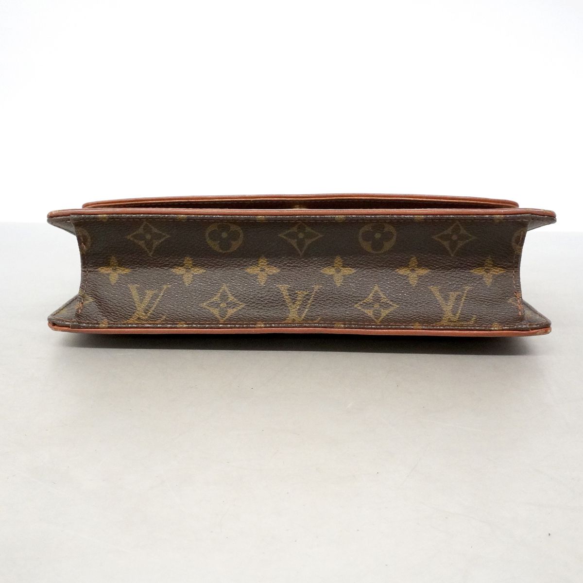 Louis Vuitton Clutch Monogram Pochette Dam PM Brown — view 3