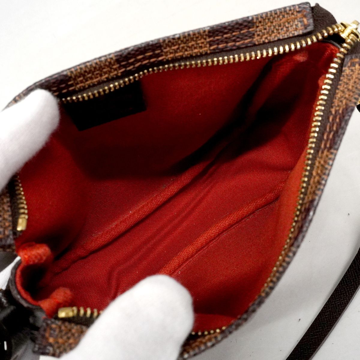 Louis Vuitton Pouch Damier Trousse Makeup Ebene — view 4