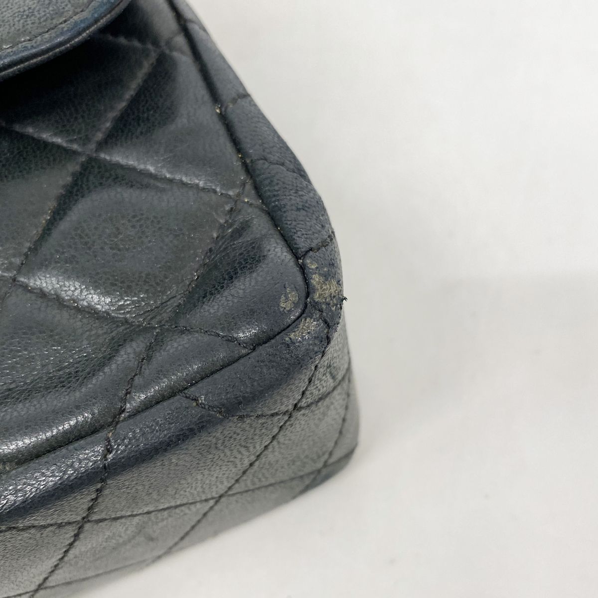 Chanel Shoulder Bag Quilted Limited Edition Lambskin Black Gold Silver — view 6
