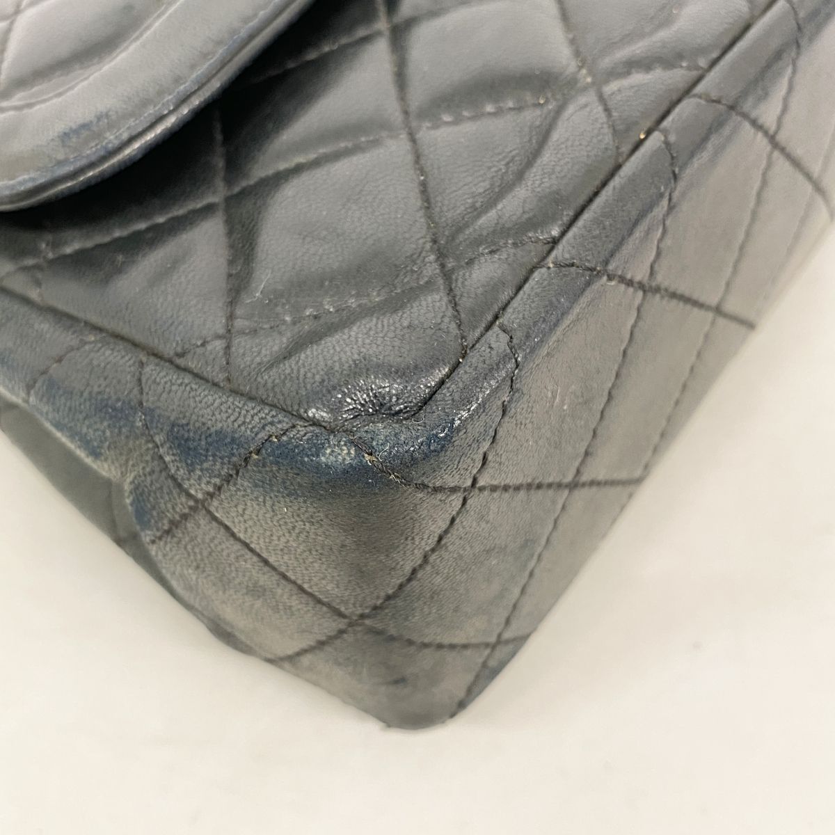 Chanel Shoulder Bag Quilted Limited Edition Lambskin Black Gold Silver — view 7