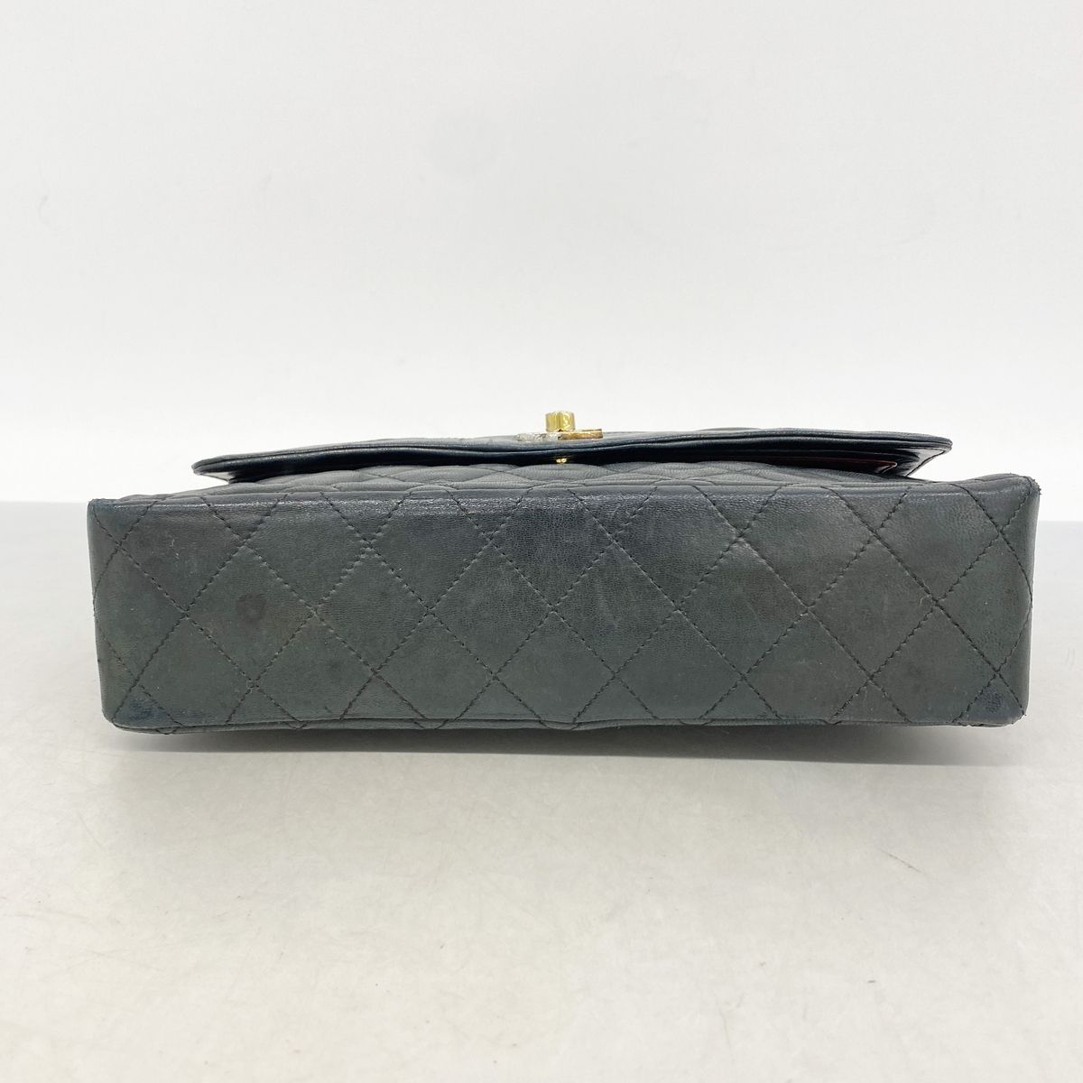 Chanel Shoulder Bag Quilted Limited Edition Lambskin Black Gold Silver — view 3