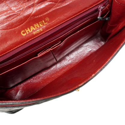 Chanel Shoulder Bag Quilted Limited Edition Lambskin Black Gold Silver — view 4