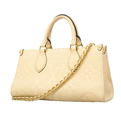 Louis Vuitton Handbag Monogram Empreinte on the Go East West Cream 2-Way Bag