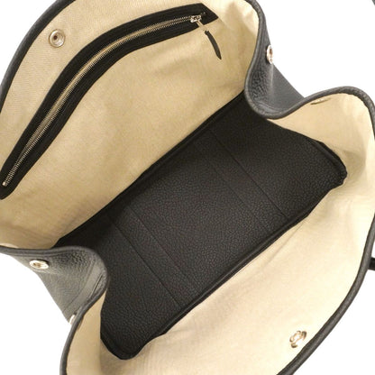 Hermes Tote Garden Party PM Negonda Black Silver — view 4