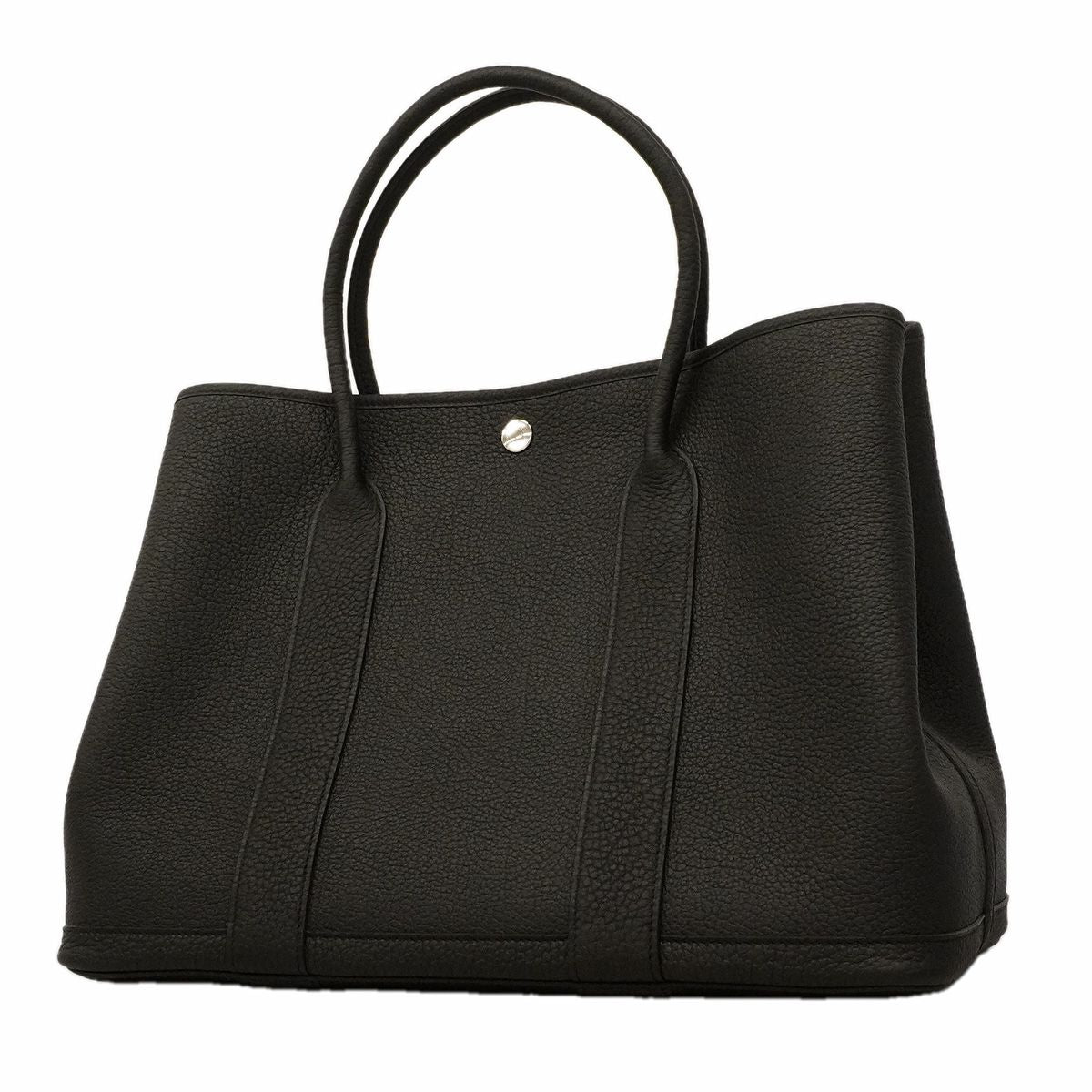 Hermes Tote Garden Party PM Negonda Black Silver