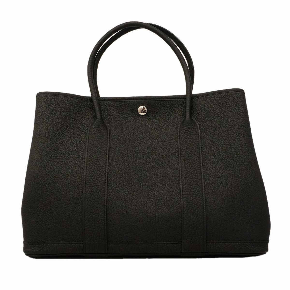 Hermes Tote Garden Party PM Negonda Black Silver — view 6