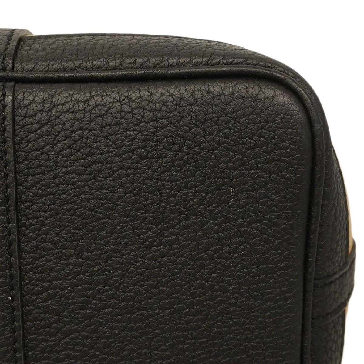 Hermes Tote Garden Party TPM Toile Officier Black Trench Silver — view 7