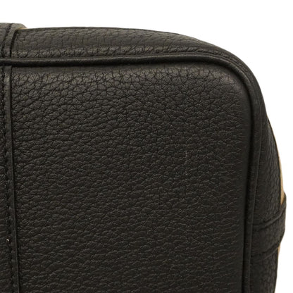 Hermes Tote Garden Party TPM Toile Officier Black Trench Silver — view 7