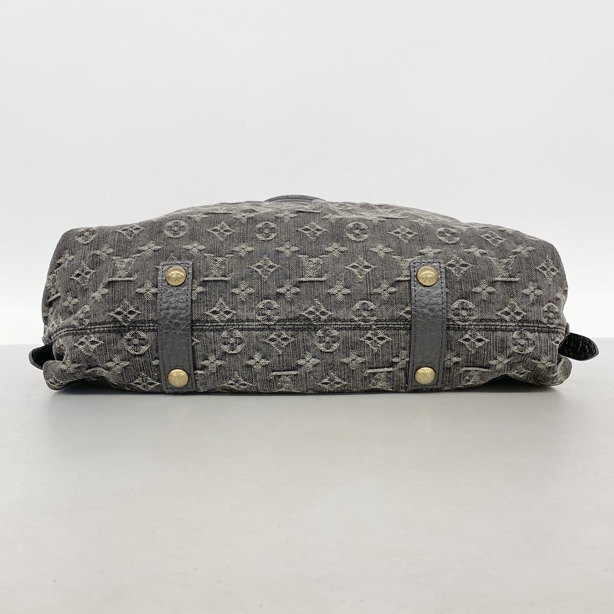 Louis Vuitton Handbag Monogram Denim Neo Cabby GM Noir 2-Way Bag — view 3